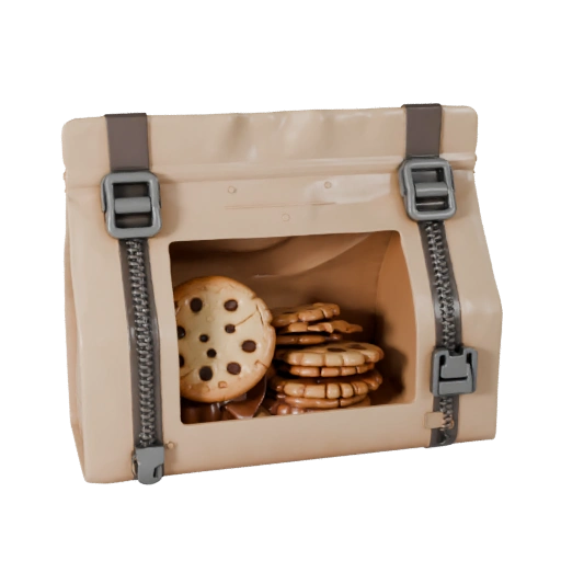 Bagged Cookie Pack 3D Game Asset for Engine Levels