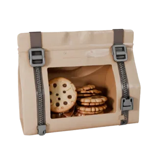 Bagged Cookie Pack 3D Game Asset for Engine Levels