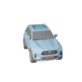 Printable Suv STL 3D Model for Collectibles & Display (Legacy)
