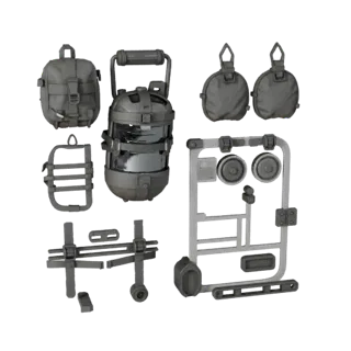 Survival Canteen Kit 3D Print Asset for Studio Use