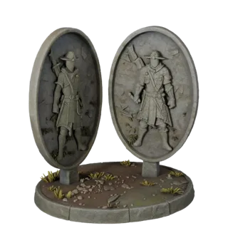 Collectible Forest Oval Base | Hero Detail Display Pack
