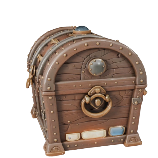 Abenteurer-Truhe 3D-Asset für Studios