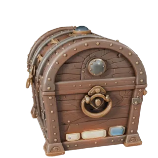 Adventurer Treasure Chest 3D Hero Asset for Studio