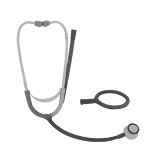 Surgical Style Stethoscope 3D Asset for Classrooms