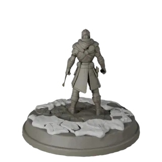 High Poly Snow Round Base | Hero Render Detail Asset Pack