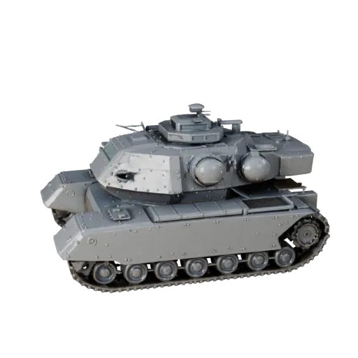 Modelo 3D de Navio de Guerra Destruidor, viewport de jogo em três quartos, ativo de veículo pronto para Unreal Engine com mas