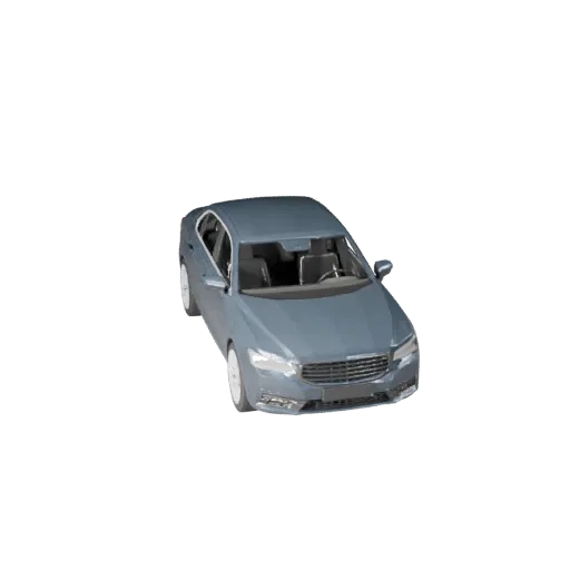Low Poly Limo 3D Model for Unity & Unreal PBR Asset