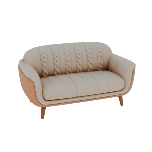 Cozy Knitted Sofa