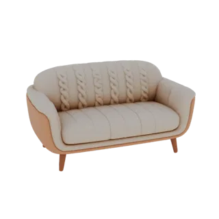 Cozy Knitted Sofa