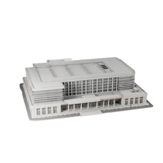 Printable Expo Center STL 3D Model - Printable Scale Asset