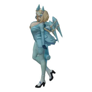 Cybernetic Valkyrie 3D Model