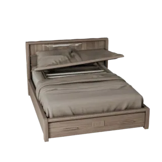 Storage Queen Bed Unreal Engine 3D Asset for Game Engines