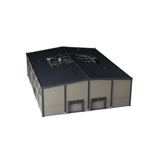 Kit de Armazém Modular Modelo 3D - Ativo Realista de Archviz