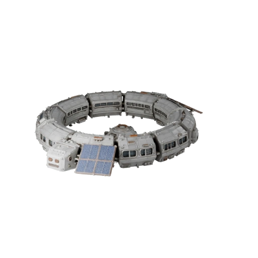 Modèle 3D de Module d'Habitat Modulaire pour Studios de Cinéma