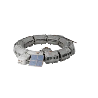 Modular Habitat Module 3D Model for Cinema Studios