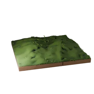 Grassland Hill Tile Unreal 3D Asset for Realtime Builds