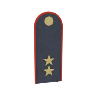 Soviet Military Shoulder Board with Two Stars