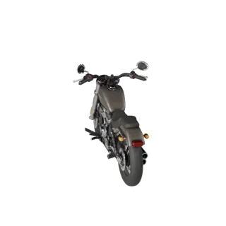 High Poly Vintage Cruiser Motorcycle 3D Model for Studio