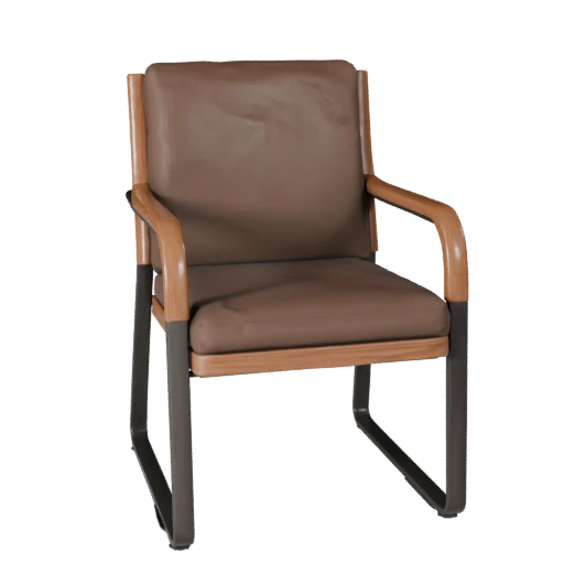 Industrial Accent Chair Unreal Engine 3D Asset for Games