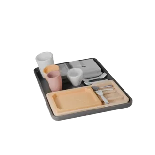 Picnic Breakfast Tray 3D Asset for Game Engine Use