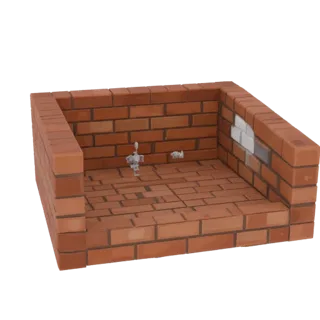 Brick BBQ Grill