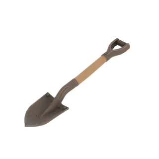 Heavy Duty Shovel 3D Asset for Resin and FDM Print