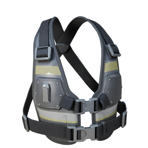 High Poly Utility Protective Harness 3D Hero Asset