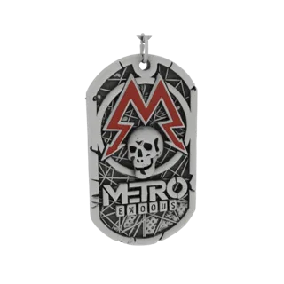 Metro Exodus Dog Tag Pendant 3D Model