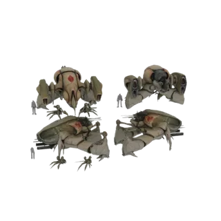 Sci-Fi Hover Tank 3D Model