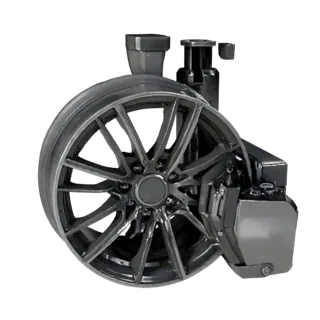 Roue de voiture modèle 3D pour Unity - Asset de jeu low poly