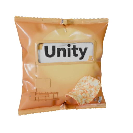 Sealed Chip Bag 3D Realtime Asset for Game Engines