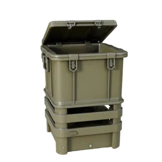 Military Style Storage Bin 3D Asset for Studio Use