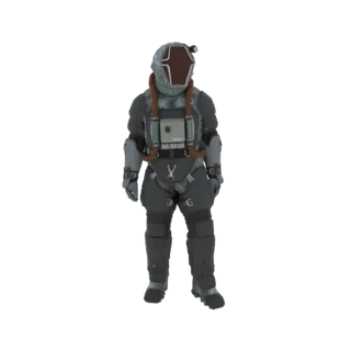 Retro Sci-Fi Astronaut Suit 3D Model