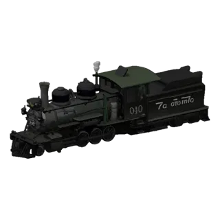 Locomotiva a Vapore Vintage 342 Modello 3D