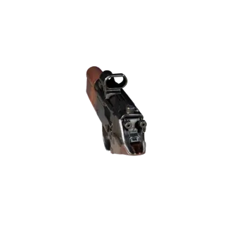 High Poly Vintage Prop Sidearm 3D Asset for Studio