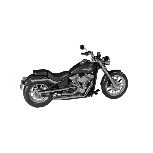 Motocicleta Crucero Vintage Imprimible STL Modelo 3D para