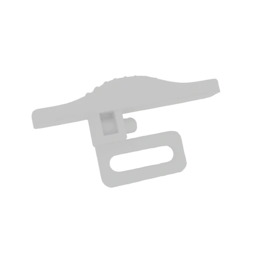 White Plastic Clip