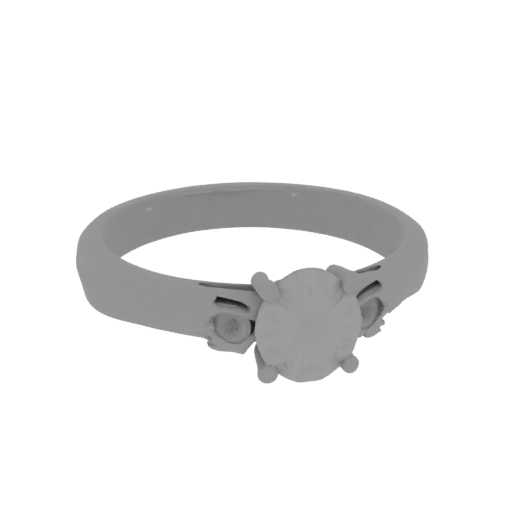 Anello di Fidanzamento Solitario Asset 3D per Film