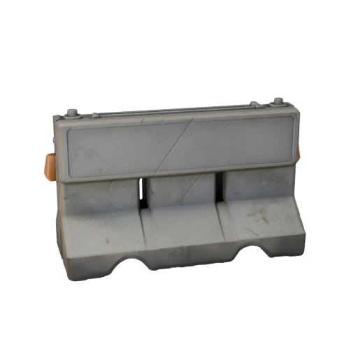 Barrière de sécurité temporaire 3D pour utilisation en studio
