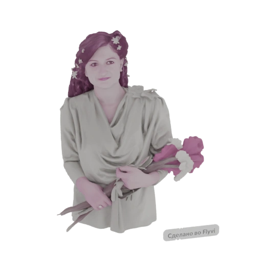 Woman with Flowers