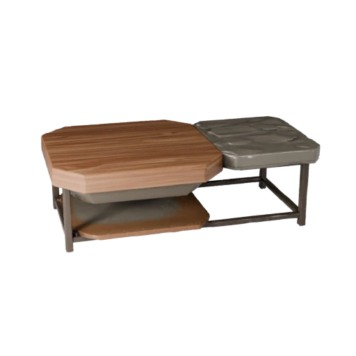 Extendable Coffee Table 3D Asset for Studio Renders
