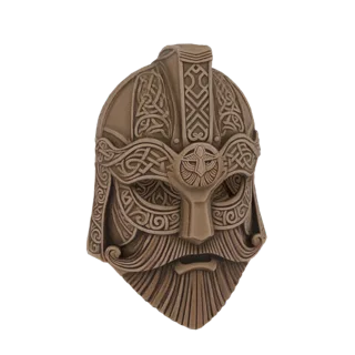 Dwarven Warrior Helmet 3D Model