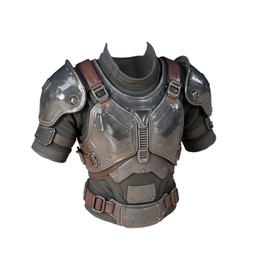 Sci-Fi Schulterpanzer 3D-Asset für Studio