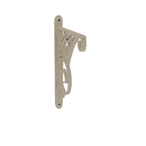 Ornate Scroll Shelf Bracket