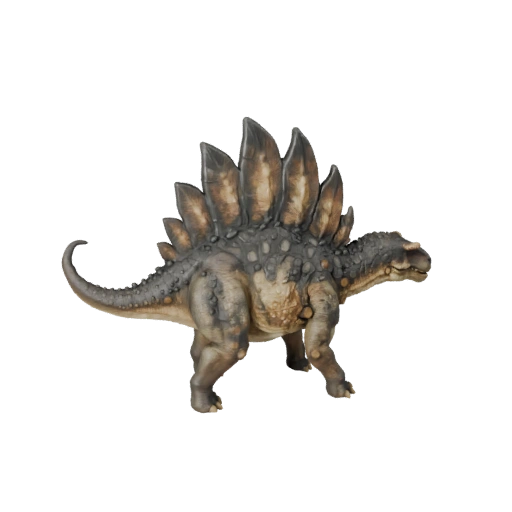 Modello 3D Stegosauro per Blender - Asset PBR con Texture