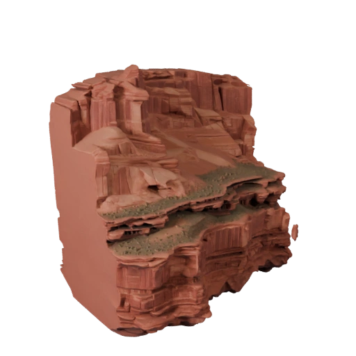 Asset Unity 3D Red Rock Canyon Biome per Build Realtime