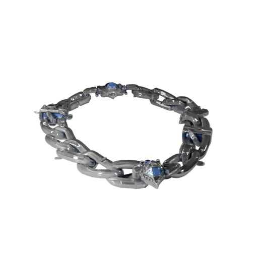 Collana Stile Catena Stilizzata Asset 3D Casual Game