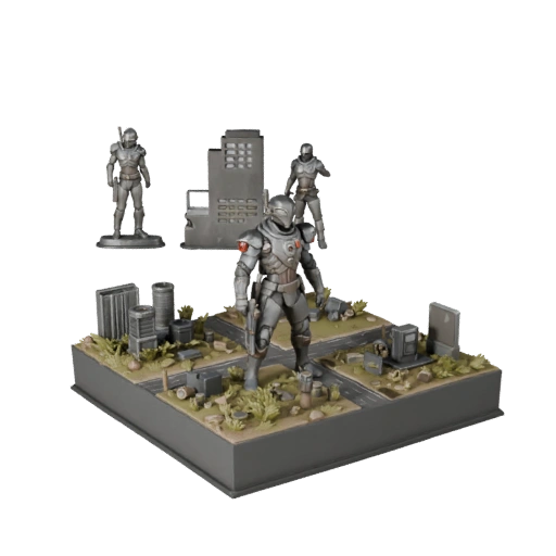Studio Urban Display Diorama | Marketing Render Pack