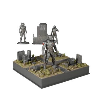 Studio Urban Display Diorama | Marketing Render Pack