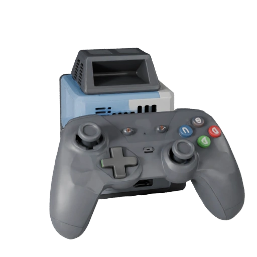 Stylized Mini Controller 3D Asset for Casual Games